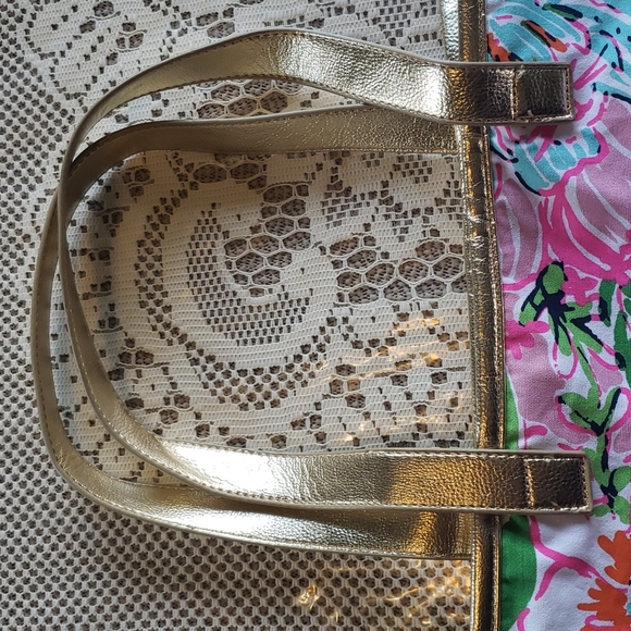 Lilly Pulitzer floral travel tote bag - Picture 2 of 8
